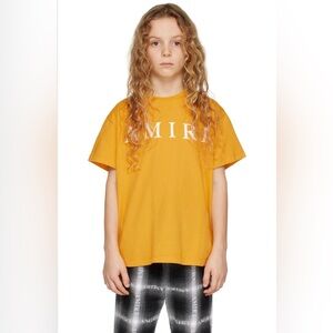 AMIRI Kids Short-Sleeve Logo Tee, size 8